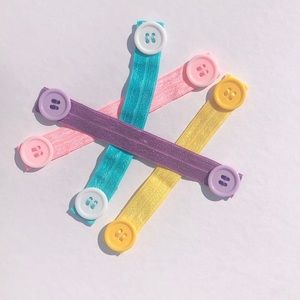 Solid and Shimmer Ear Savers for Face Masks